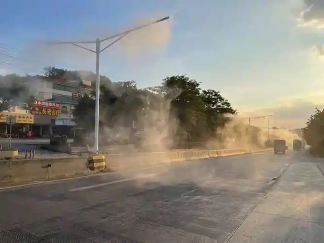 揚塵管控，無錫宜興“抑”塵不染
